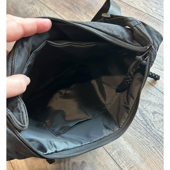 Nylon Crescent Bag Large 3 Zipper Rust - Picture 2 of 4